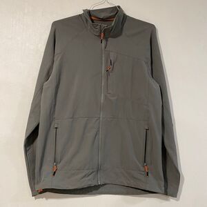 Orvis Men’s Lightweight Softshell Jacket Gray Medium | Outdoor Hiking Zip-Up